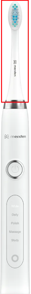 Obrázek Náhradní hlavice ke kartáčkům Meriden Sonic+ Professional White (MS589W) 4ks