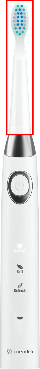 Obrázek Náhradní hlavice ke kartáčkům Meriden Sonic+ Smart White (MS349W) 4ks