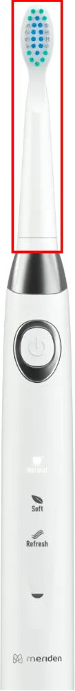 Obrázek Náhradní hlavice ke kartáčkům Meriden Sonic+ Smart White (MS349W) 4ks