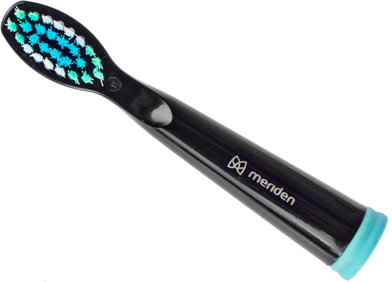 Obrázek Náhradní hlavice ke kartáčkům Meriden Sonic+ Smart Black (MS349B) 4ks