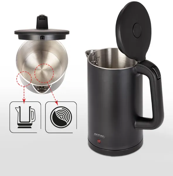 Obrázek KONVICE RYCHLOVARNÁ MPM MCZ-105/C černá