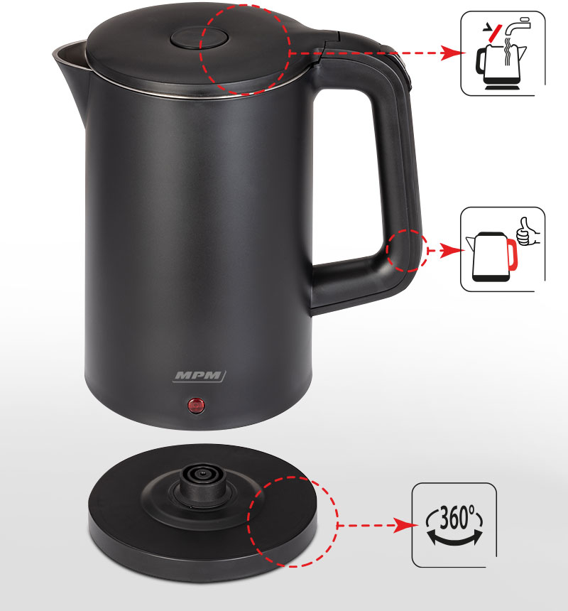 Obrázek KONVICE RYCHLOVARNÁ MPM MCZ-105/C černá