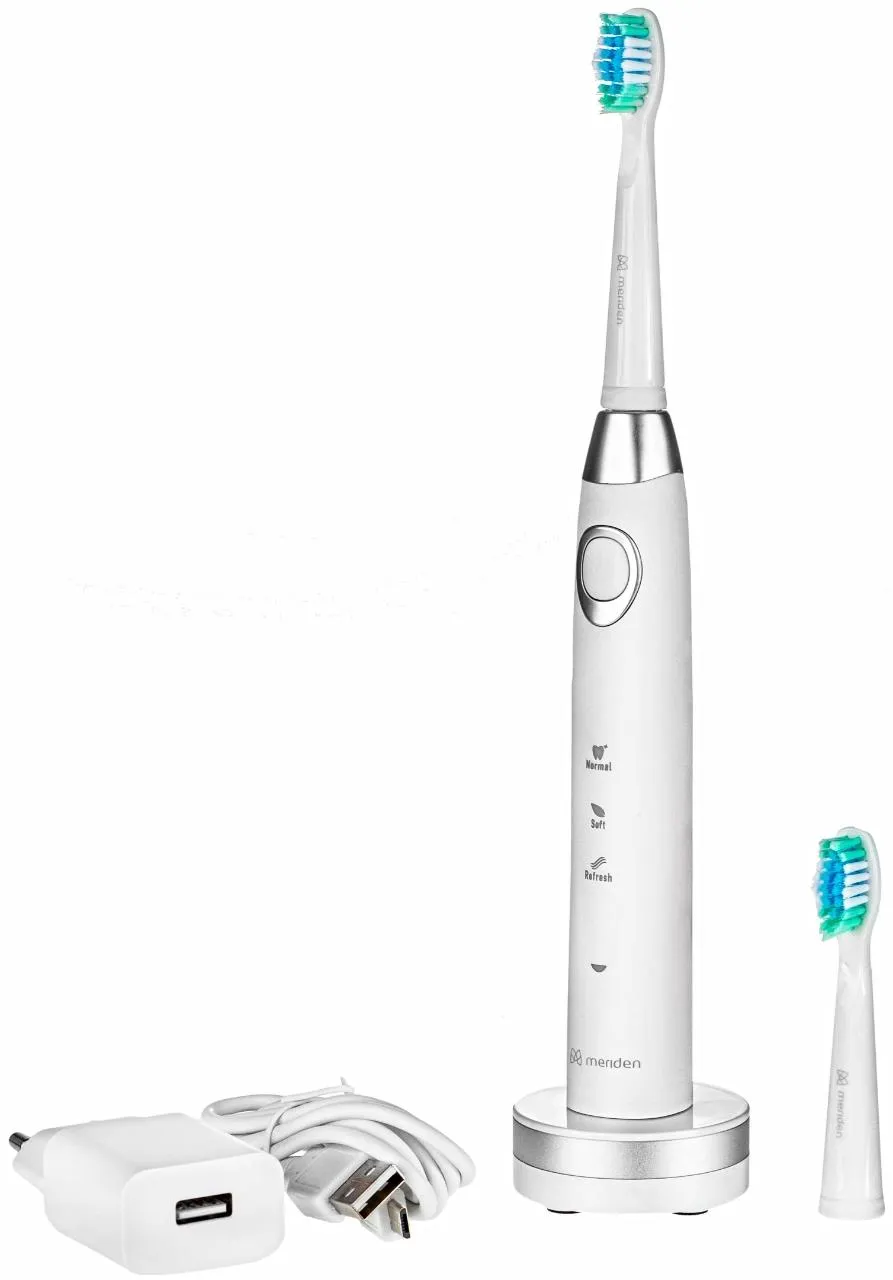 Obrázek Elektrický zubní kartáček Meriden Sonic+ Smart White (MS349W)