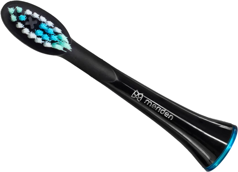 Obrázek Náhradní hlavice ke kartáčkům Meriden Sonic+ Professional Black (MS589B) 4ks