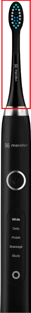 Obrázek Náhradní hlavice ke kartáčkům Meriden Sonic+ Professional Black (MS589B) 4ks