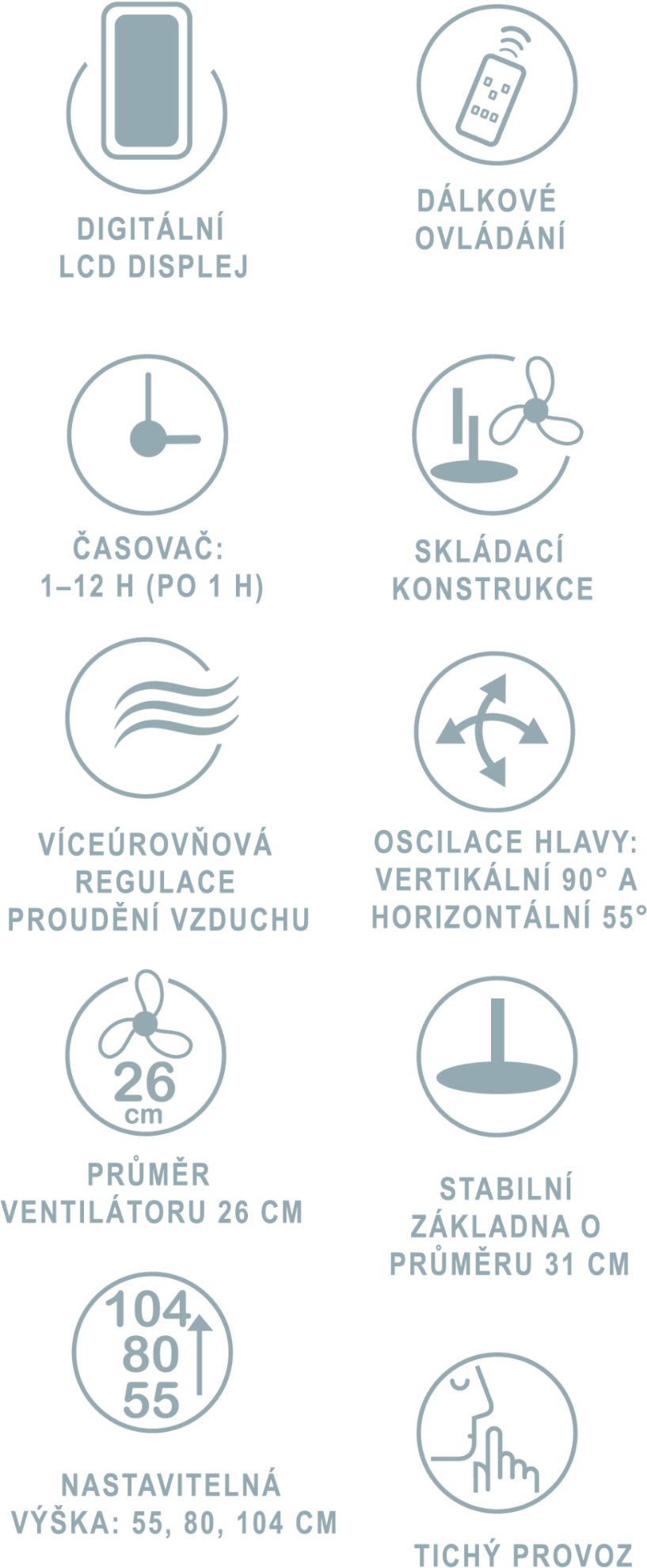 Obrázek STOJANOVÝ VENTILÁTOR MPM HL-WP-02