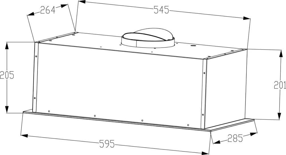 Obrázek Odsavač plně vestavný KLV5250B