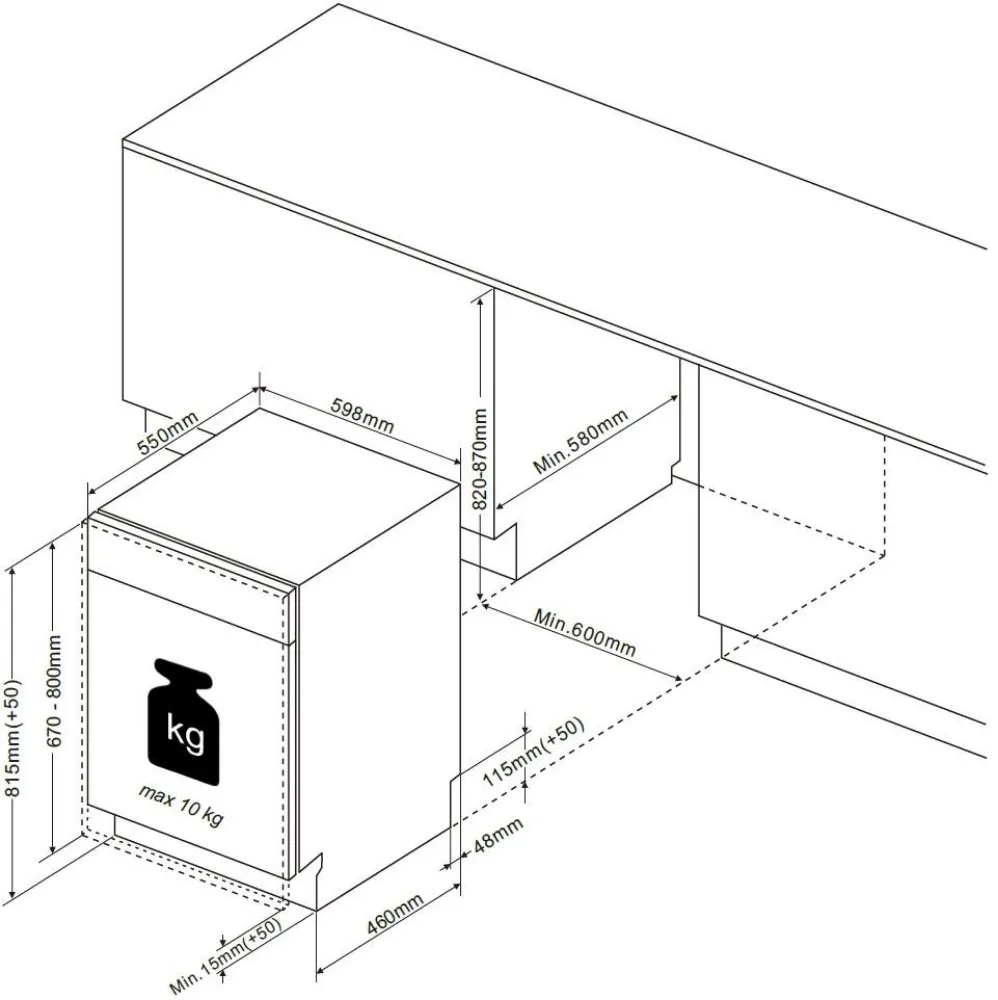 Obrázek MYČKA VESTAVNÁ DBJ434DQA