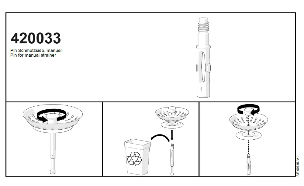 Obrázek Adaptér pro změnu sítka na manuál 420033