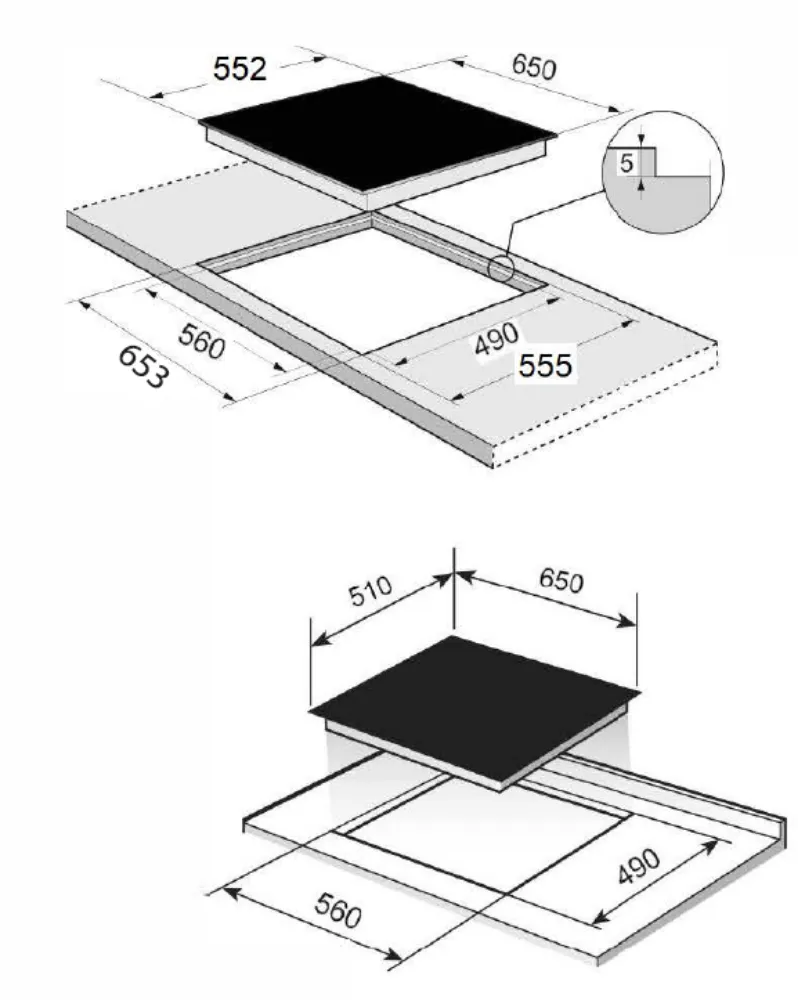 Obrázek DESKA SKLOKERAMICKÁ DPV4601B