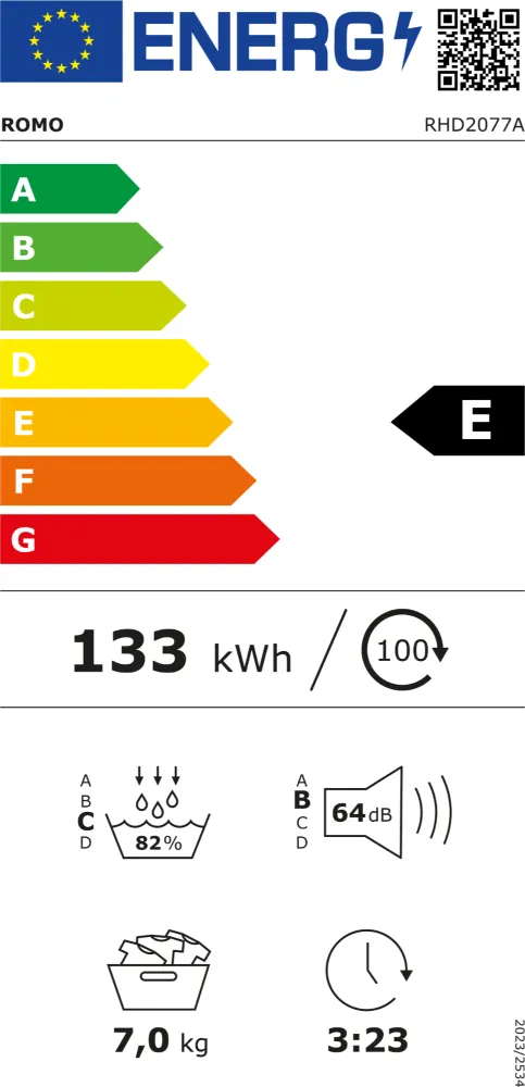 Obrázek Sušička RHD2077A