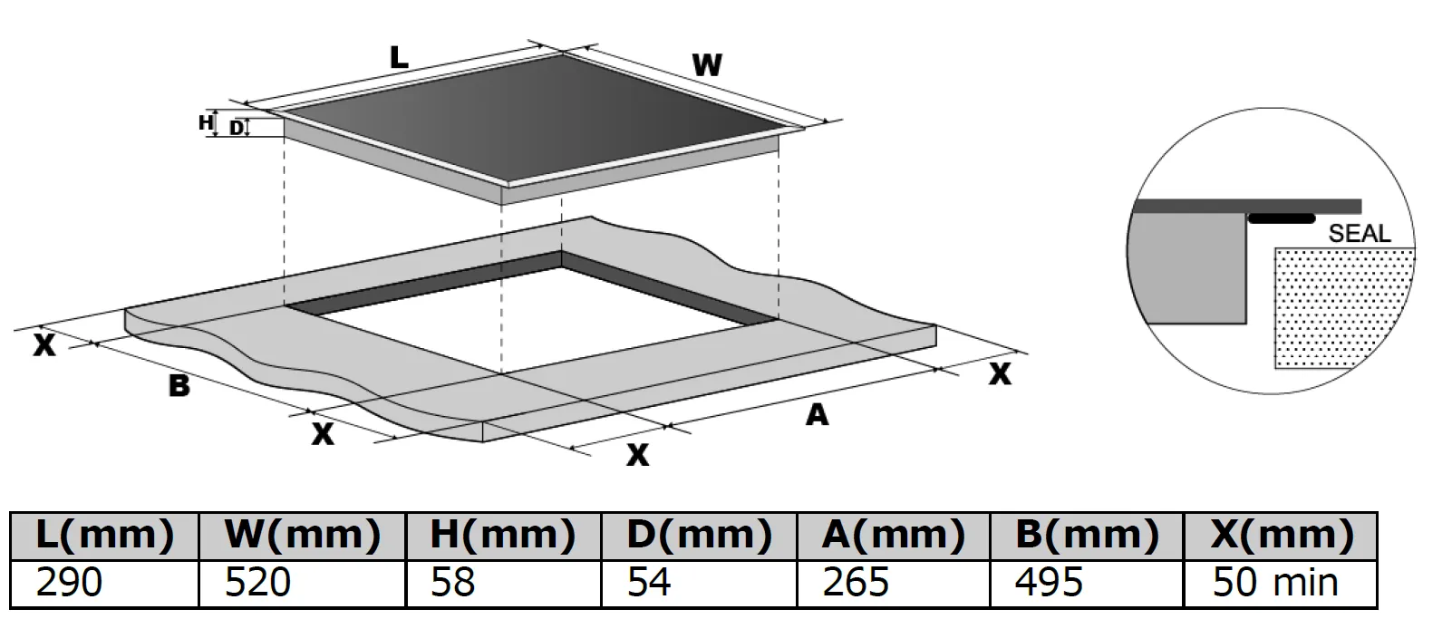 Obrázek Deska indukční KPI3002B