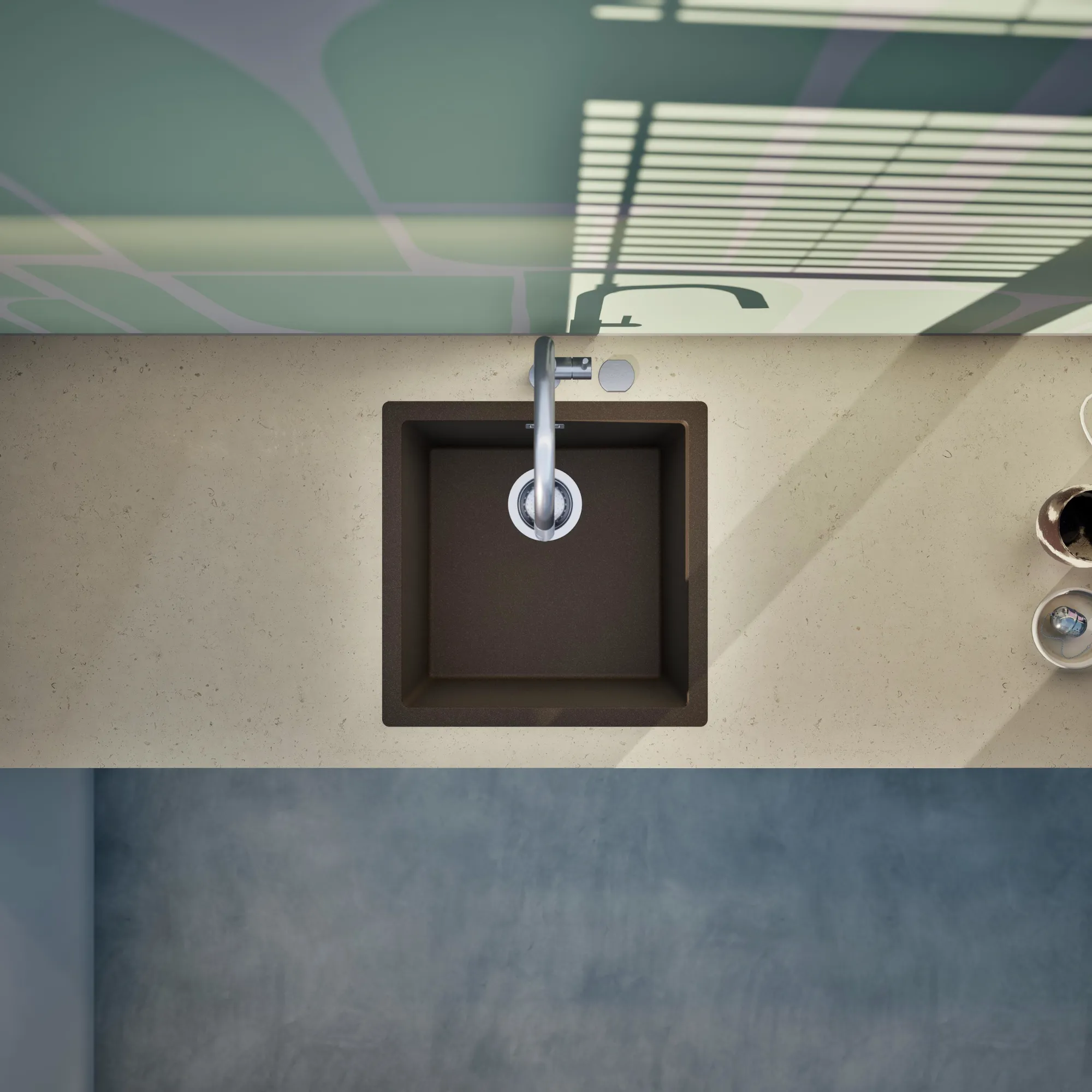 Obrázek Dřez KAIA N-100 Bronze horní uložení