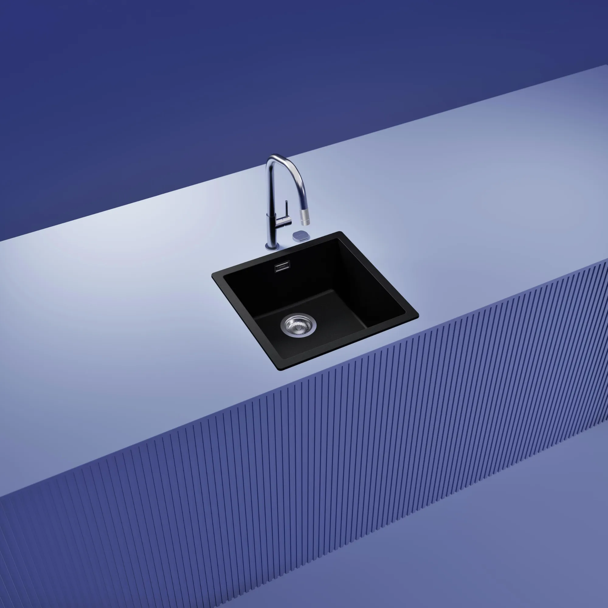 Obrázek Dřez KAIA N-100 Magma horní uložení