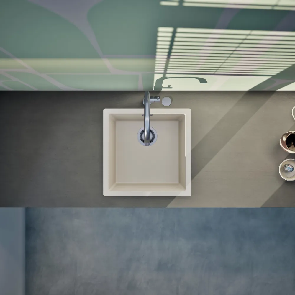 Obrázek Dřez KAIA N-100 Magnolia horní uložení