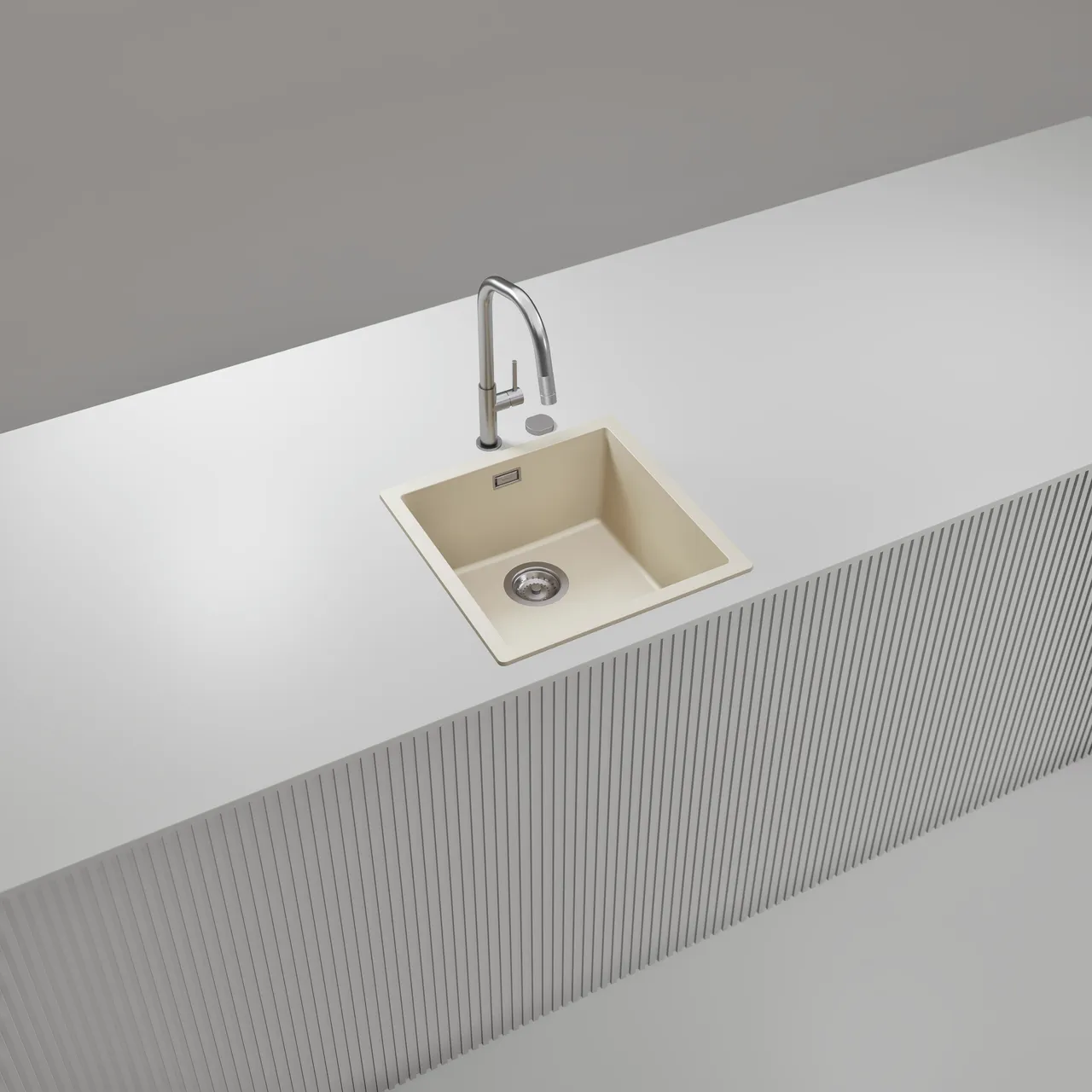 Obrázek Dřez KAIA N-100 Magnolia horní uložení