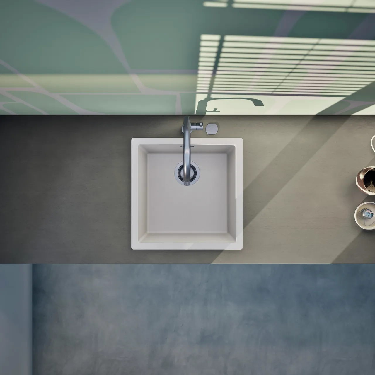 Obrázek Dřez KAIA N-100 Polaris horní uložení