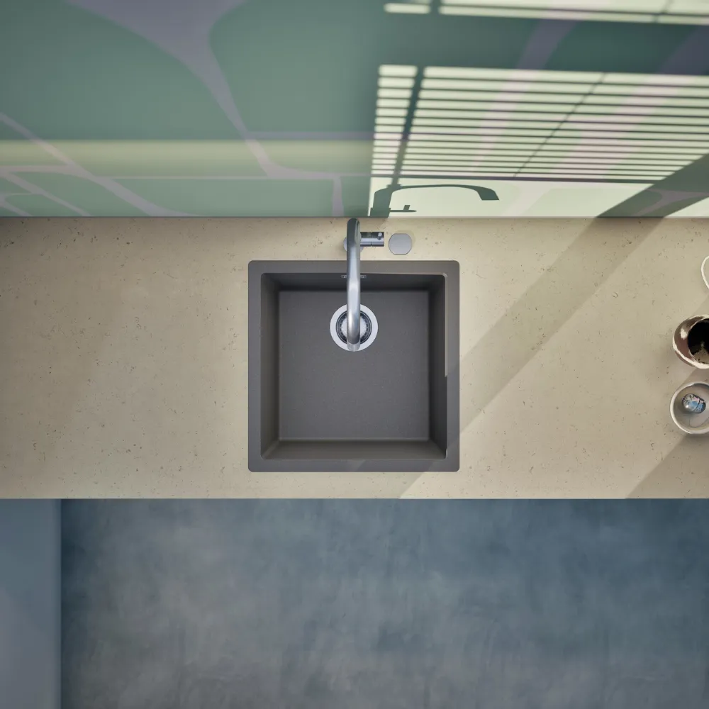 Obrázek Dřez KAIA N-100 Silverstone horní uložení