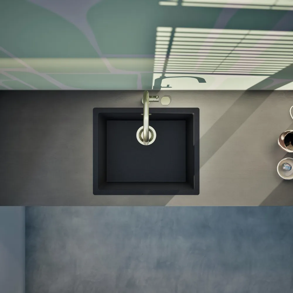 Obrázek Dřez KAIA N-100L Magma horní uložení