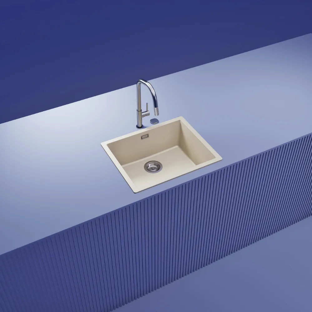 Obrázek Dřez KAIA N-100L Magnolia horní uložení