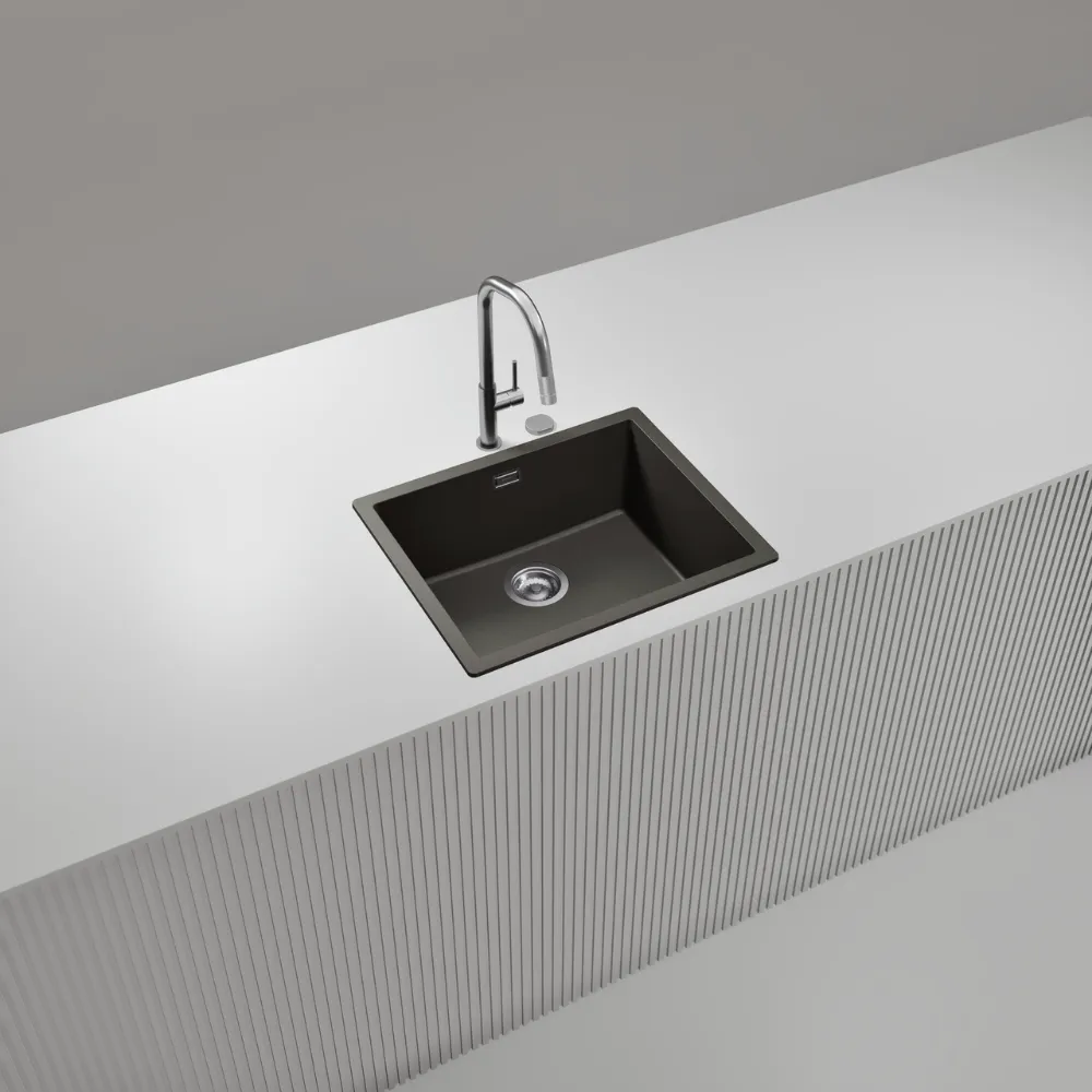 Obrázek Dřez KAIA N-100L Silverstone horní uložení