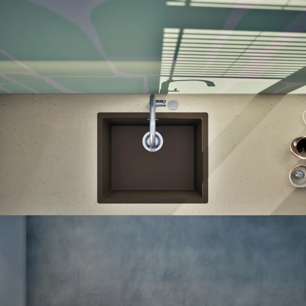 Obrázek Dřez KAIA N-100L Bronze do roviny