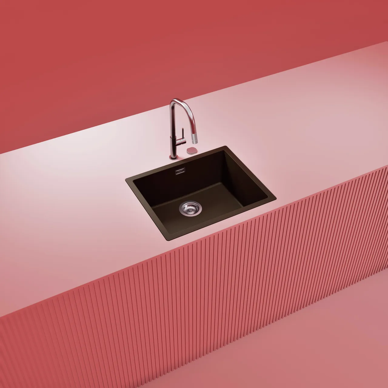 Obrázek Dřez KAIA N-100L Bronze do roviny