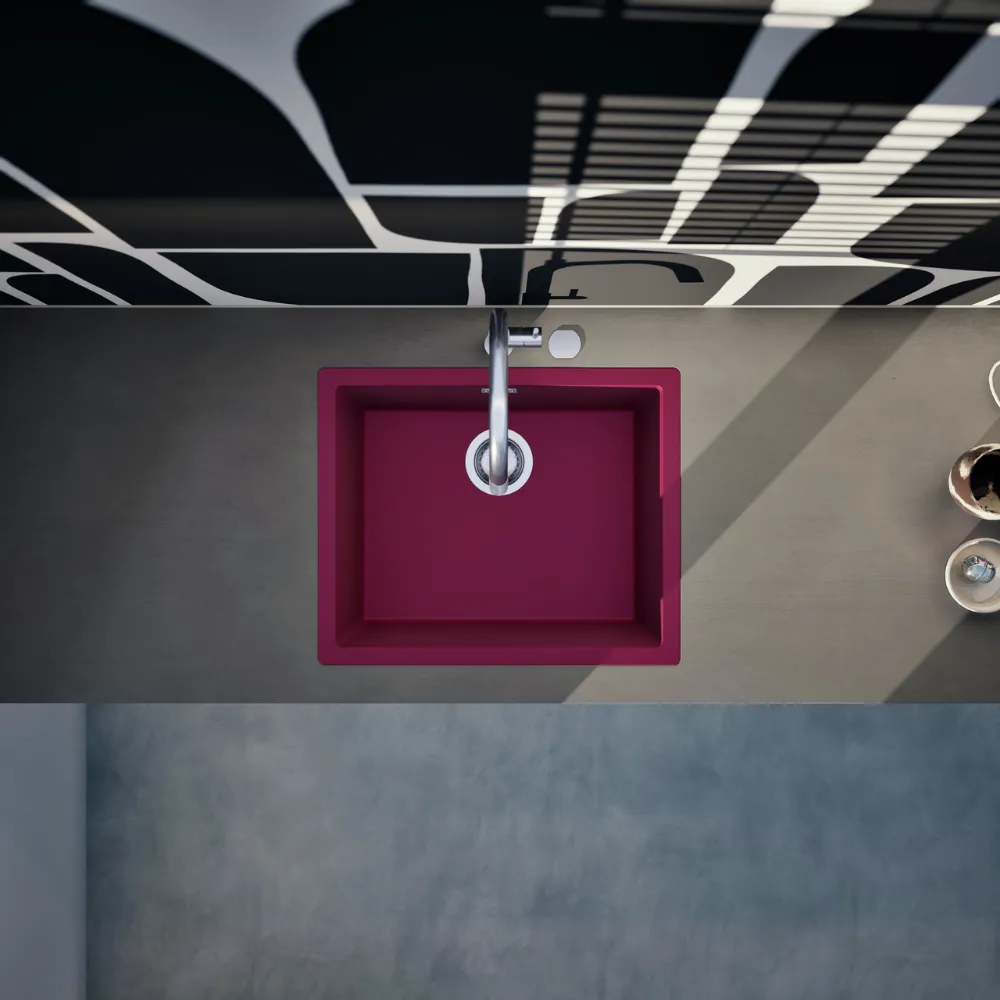 Obrázek Dřez KAIA N-100L Berry do roviny