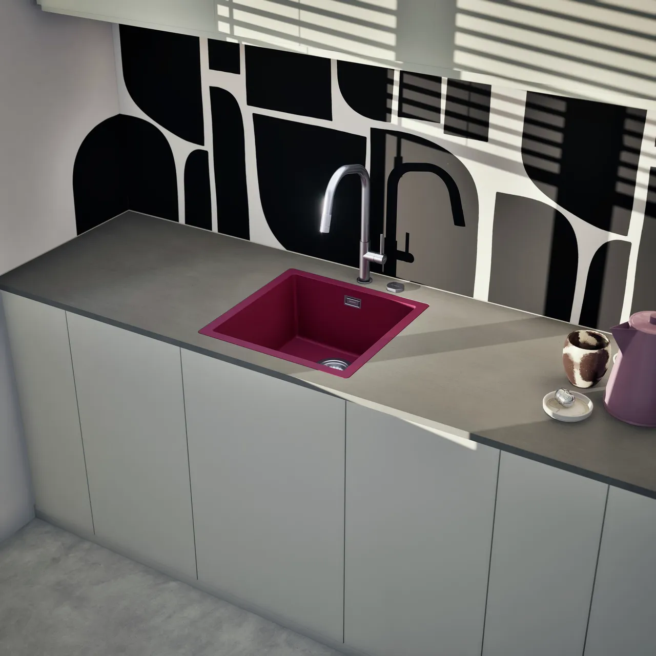 Obrázek Dřez KAIA N-100 Berry  do roviny