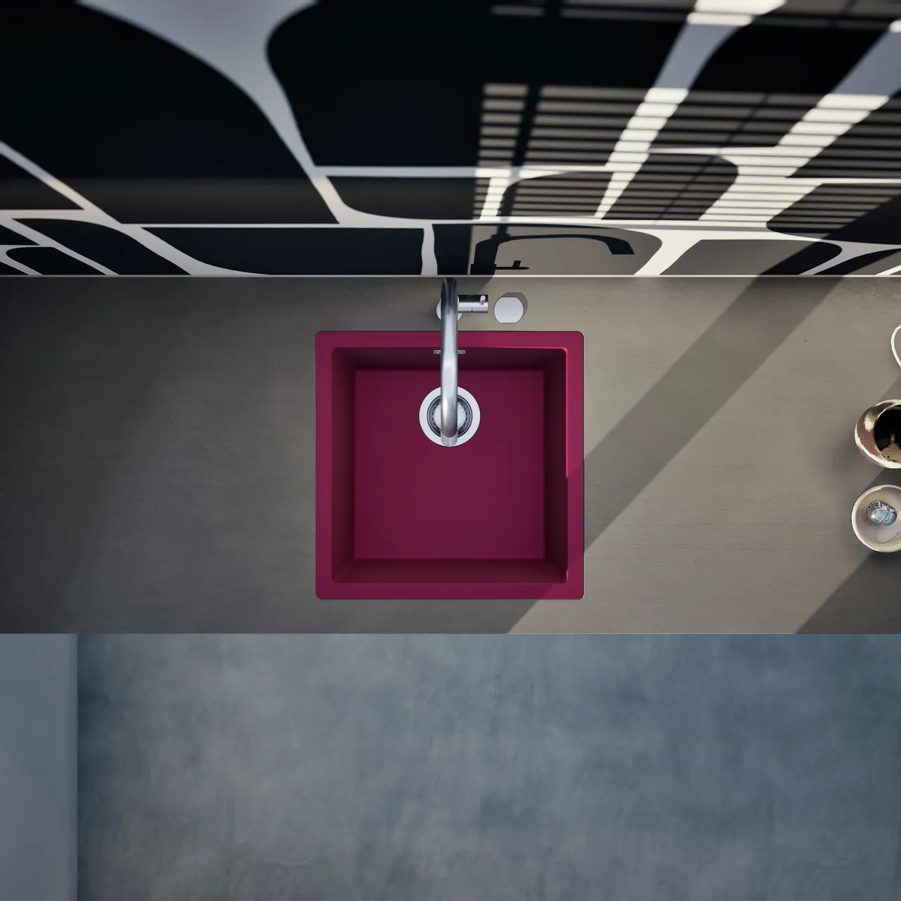 Obrázek Dřez KAIA N-100 Berry  do roviny