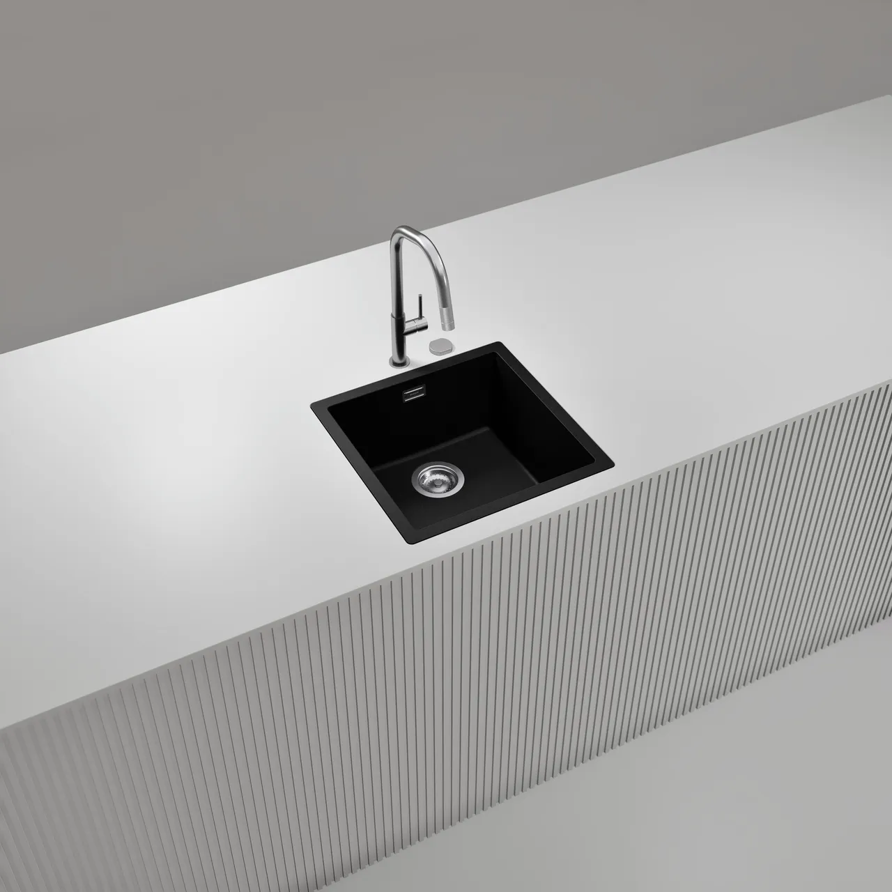 Obrázek Dřez KAIA N-100 Magma do roviny