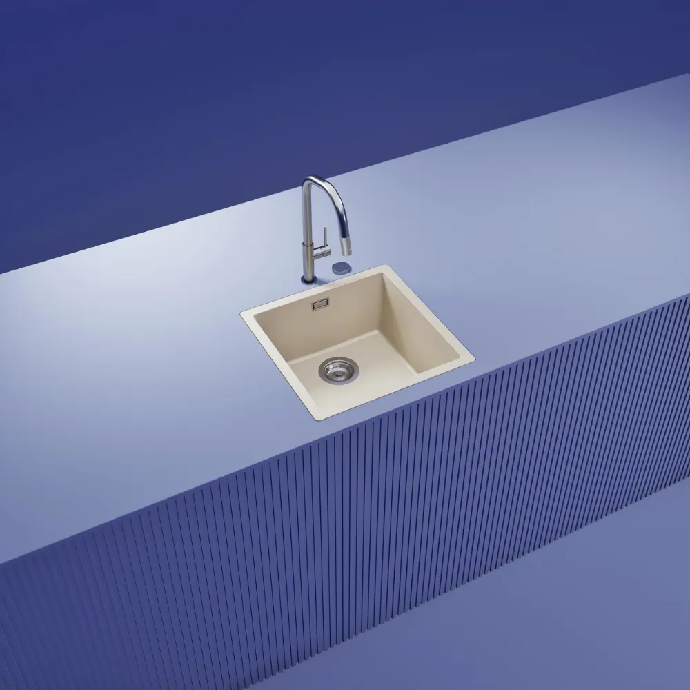 Obrázek Dřez KAIA N-100 Magnolia do roviny