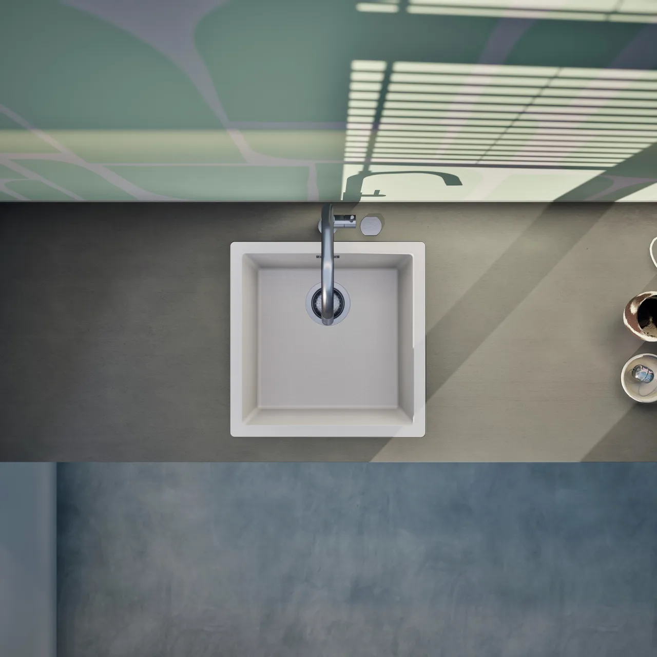 Obrázek Dřez KAIA N-100 Polaris do roviny