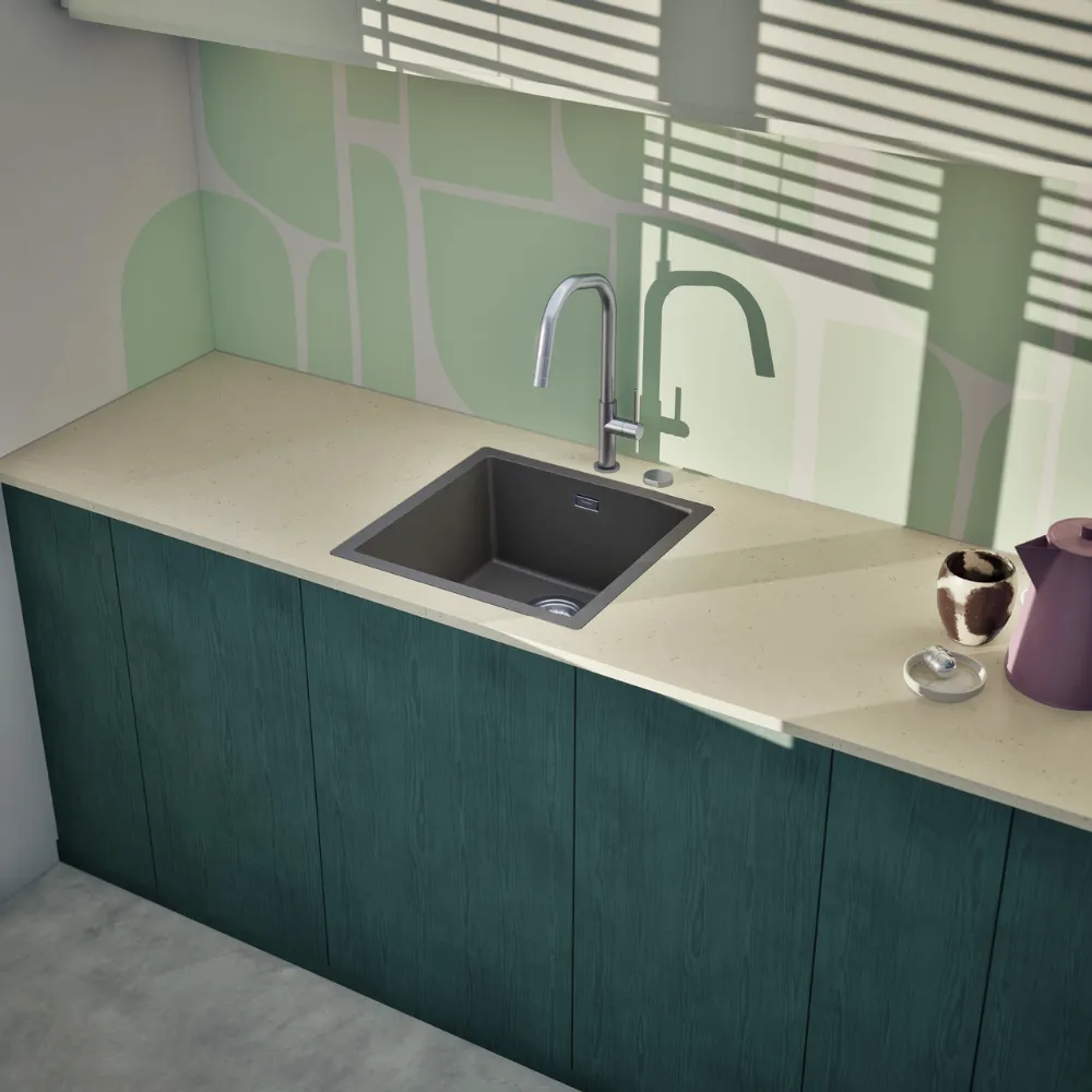 Obrázek Dřez KAIA N-100 Silverstone do roviny