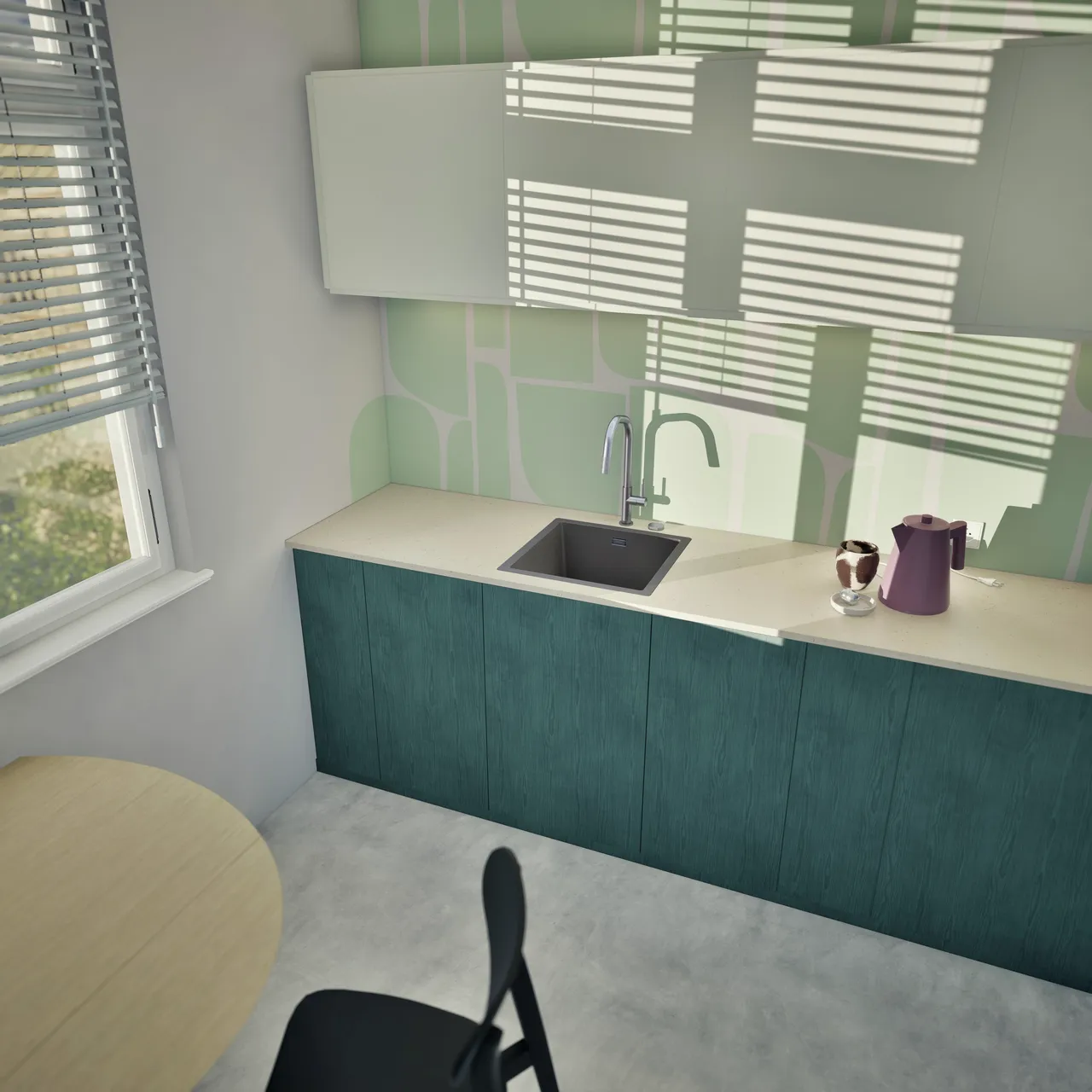 Obrázek Dřez KAIA N-100 Silverstone do roviny