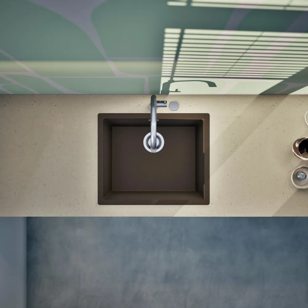 Obrázek Dřez KAIA N-100L Bronze horní uložení