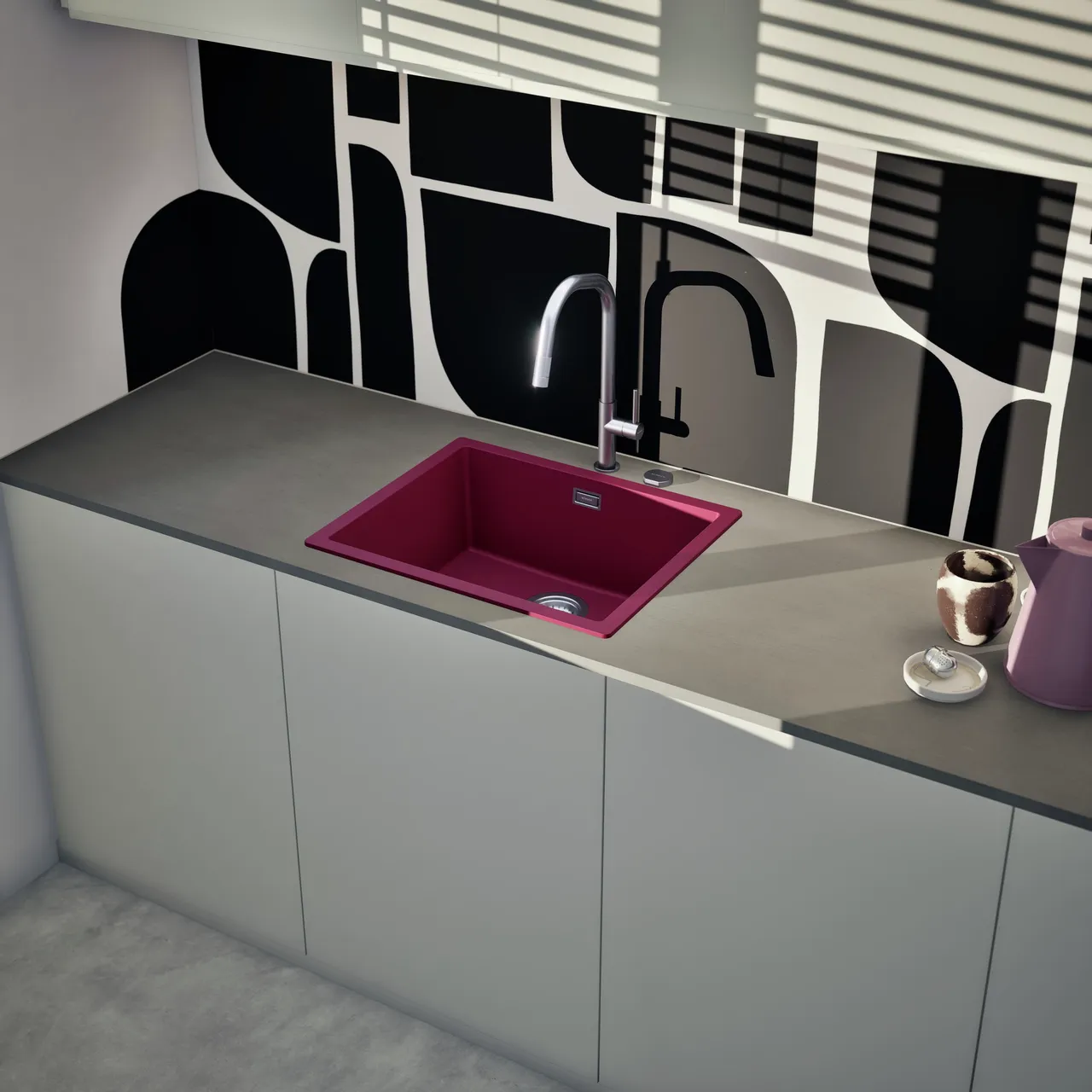 Obrázek Dřez KAIA N-100L Berry horní uložení