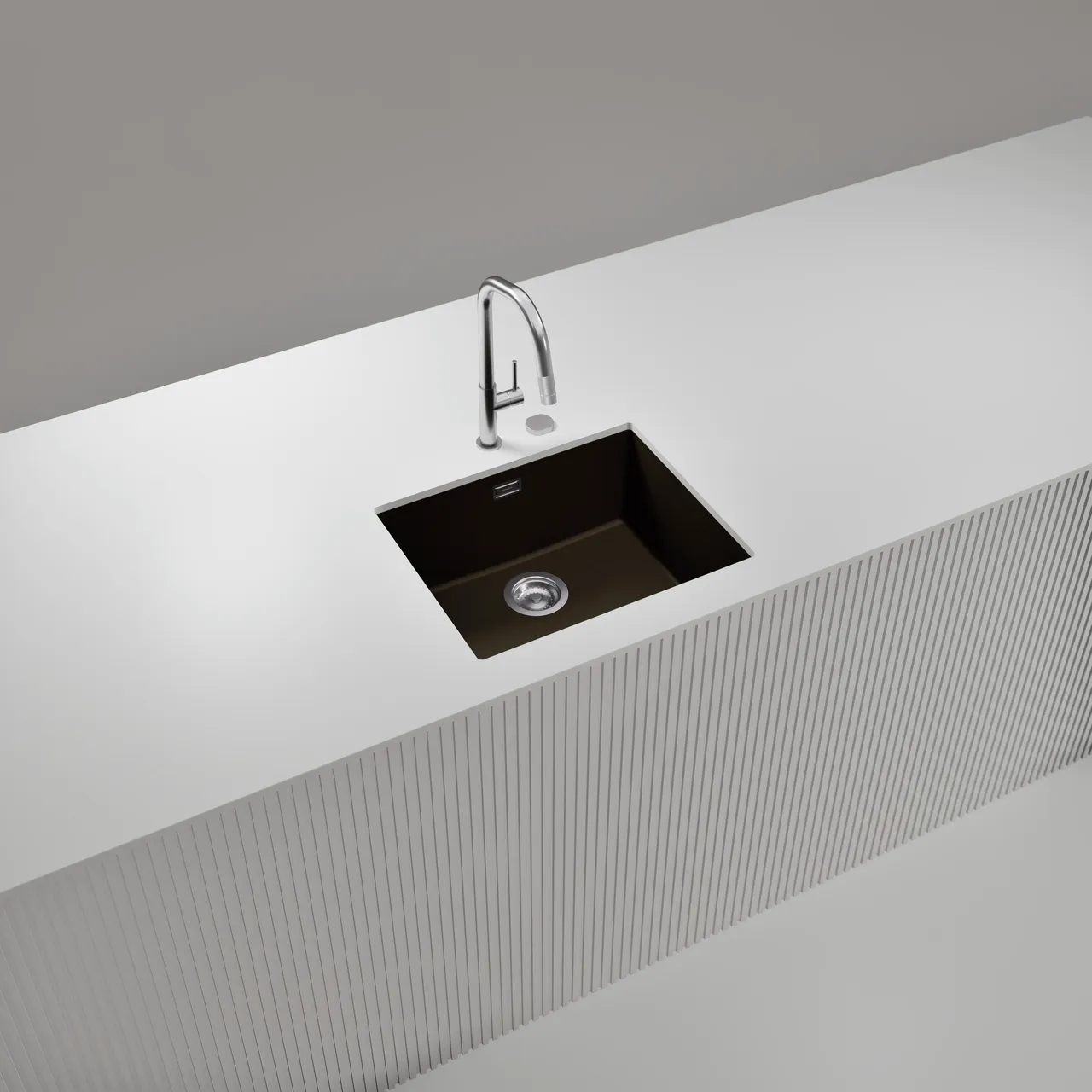 Obrázek Dřez KAIA N-100L Bronze spodní uložení