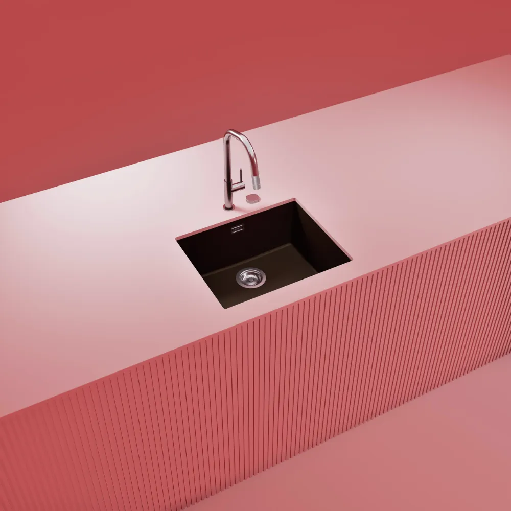 Obrázek Dřez KAIA N-100L Bronze spodní uložení