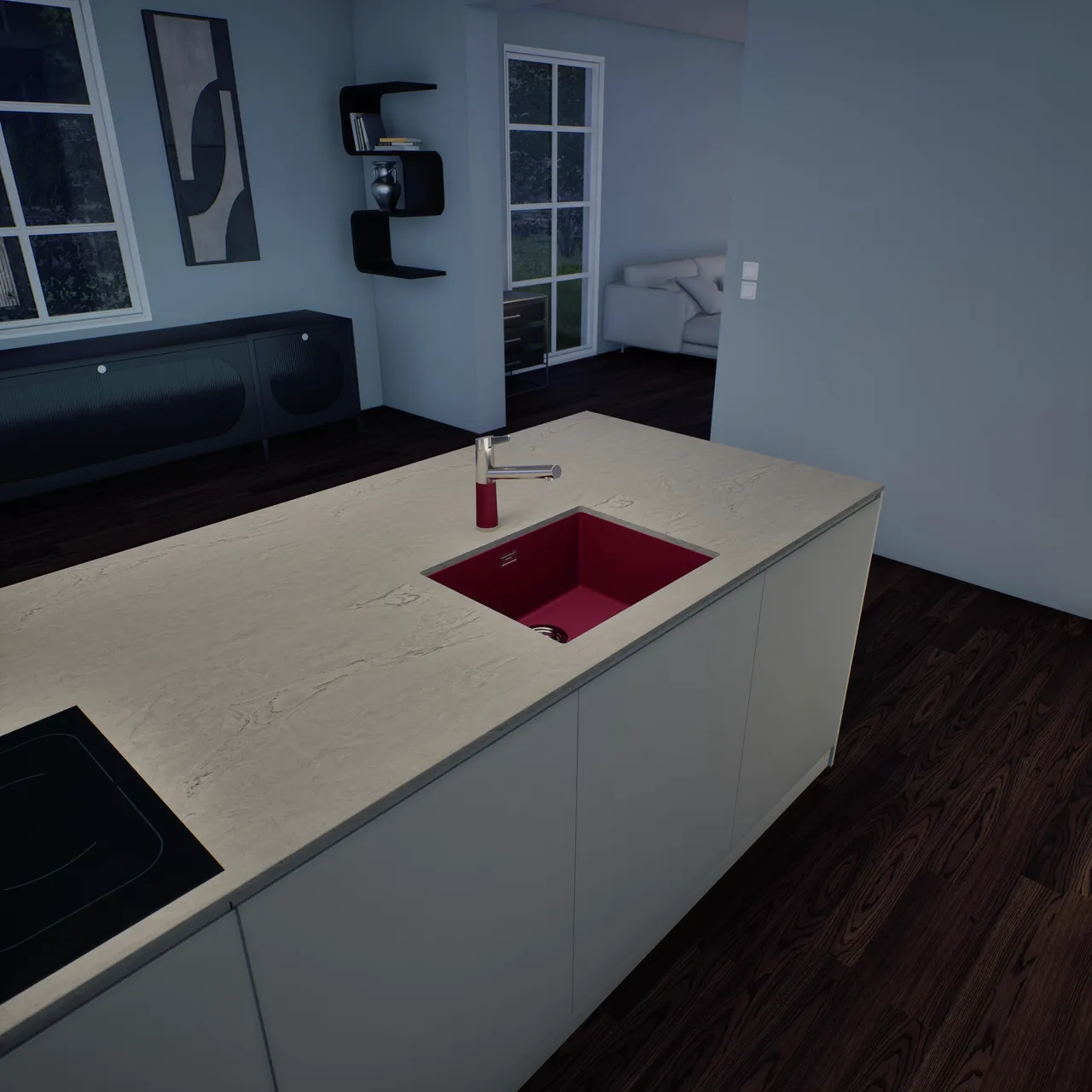 Obrázek Dřez KAIA N-100L Berry spodní uložení