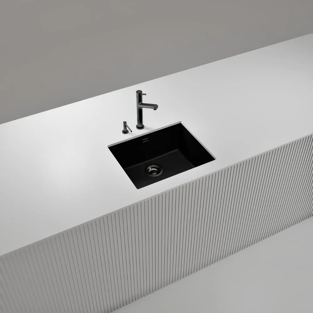 Obrázek Dřez KAIA N-100L Magma spodní uložení