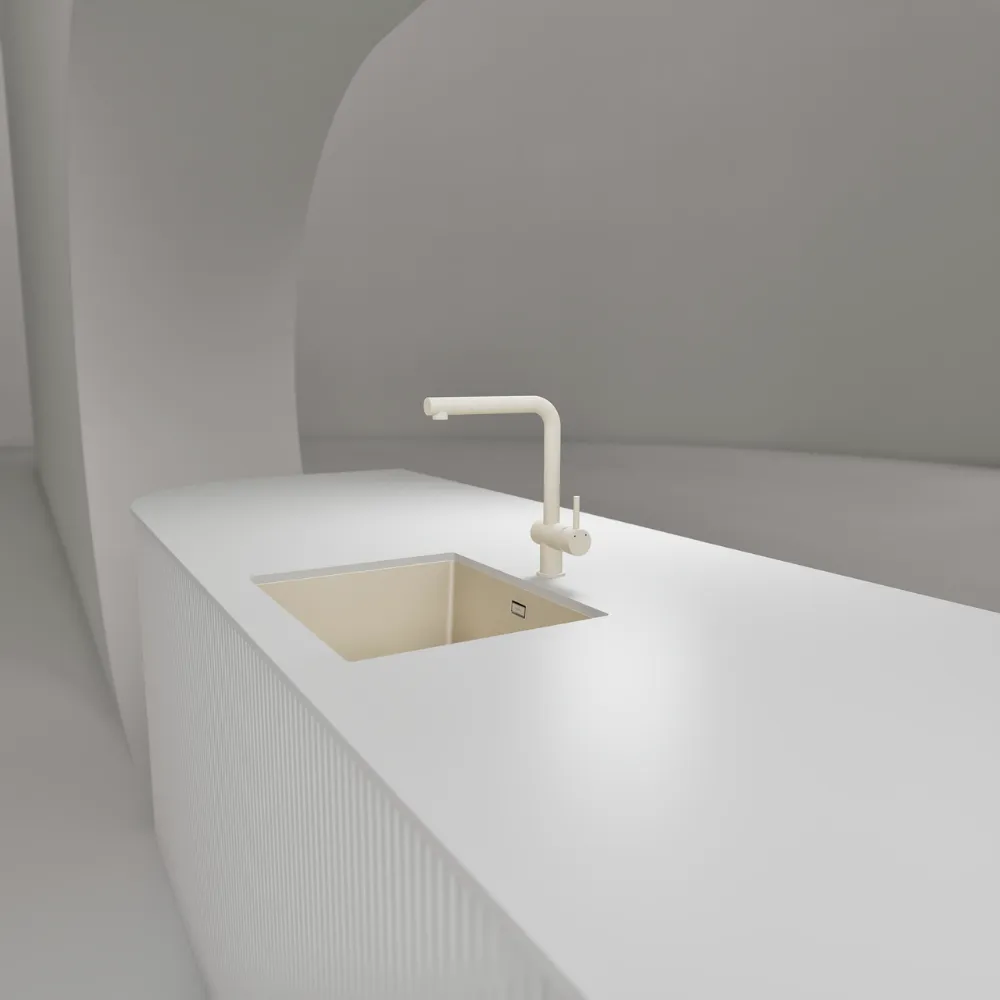 Obrázek Dřez KAIA N-100L Magnolia spodní uložení