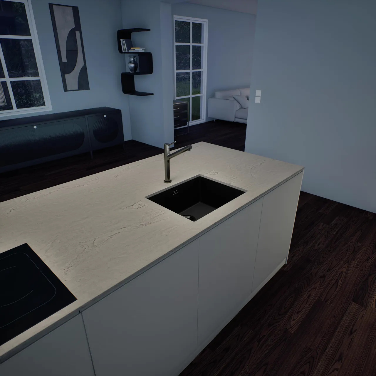 Obrázek Dřez KAIA N-100L Puro spodní uložení