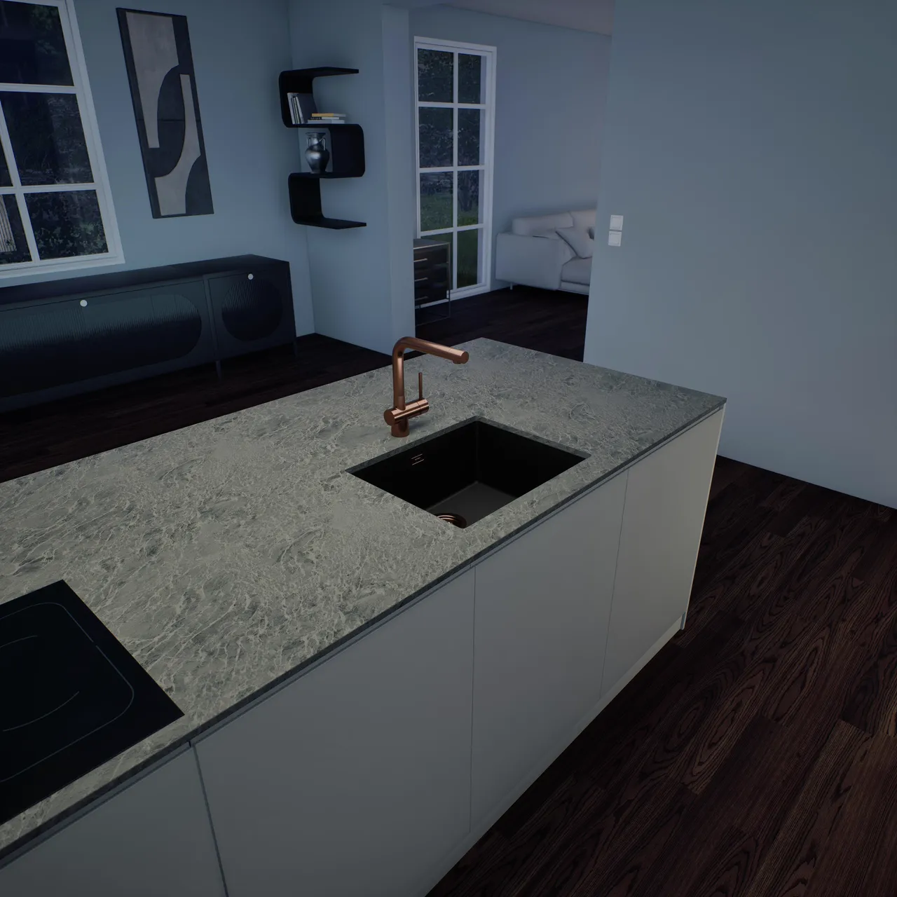 Obrázek Dřez KAIA N-100L Puro spodní uložení