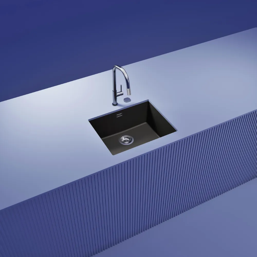 Obrázek Dřez KAIA N-100L Silverstone spodní uložení