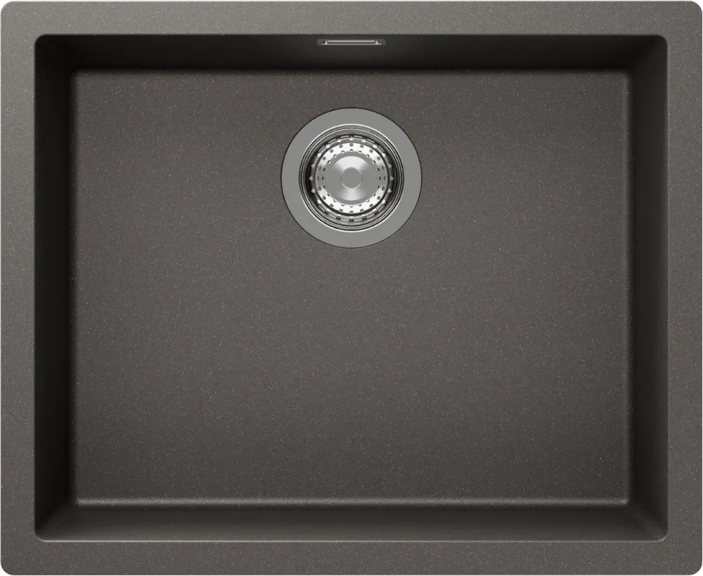 Dřez KAIA N-100L Silverstone spodní uložení