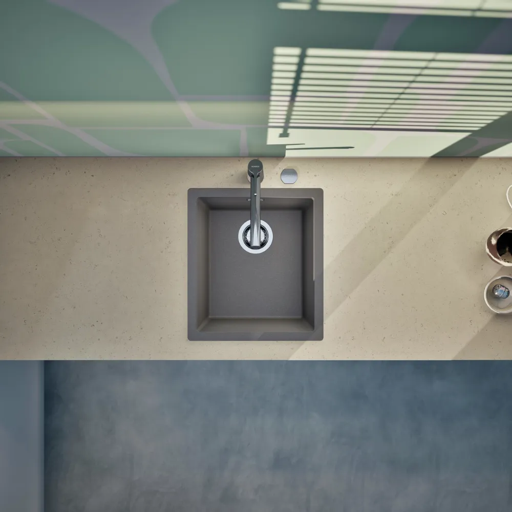 Obrázek Dřez KAIA N-100S Silverstone horní uložení