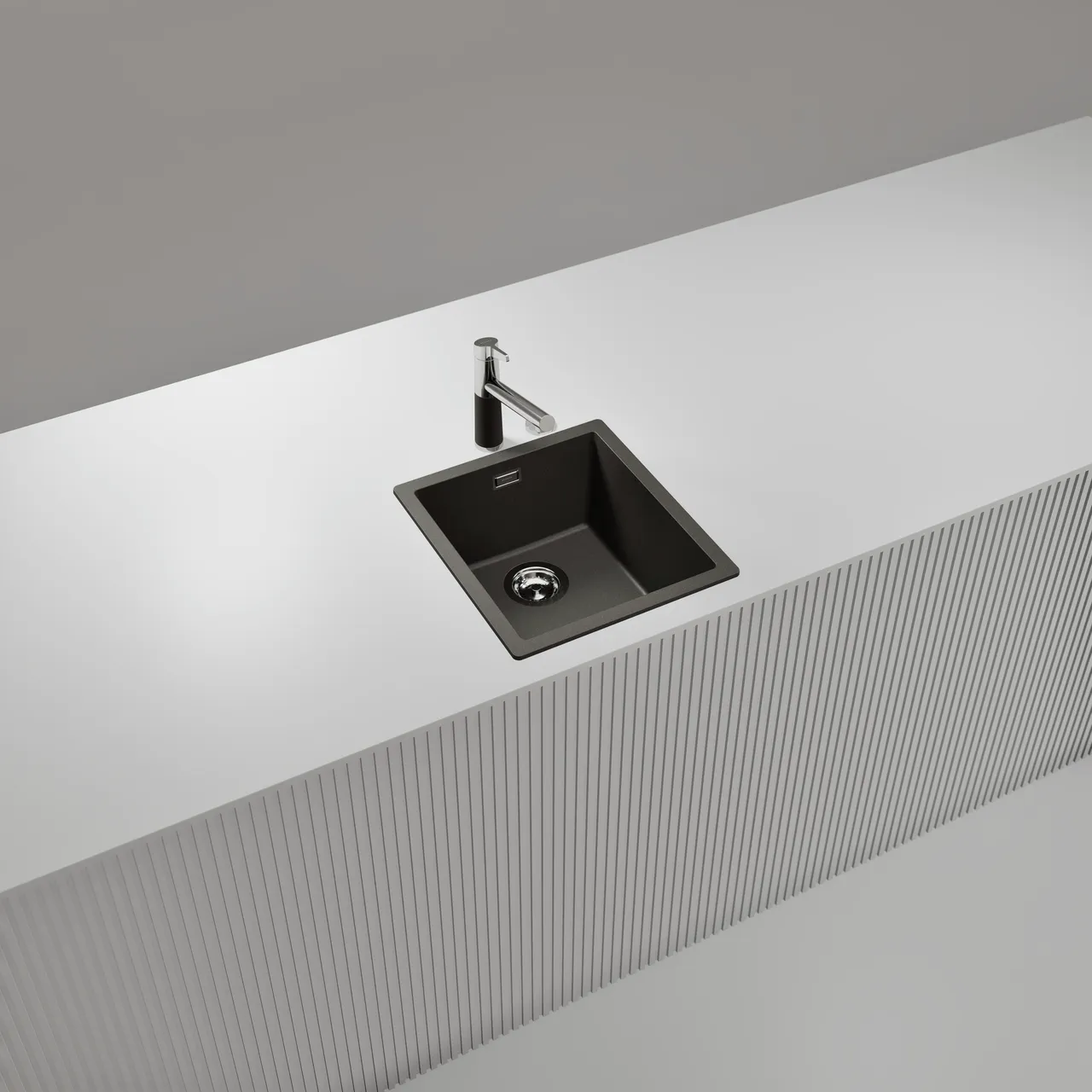 Obrázek Dřez KAIA N-100S Silverstone horní uložení