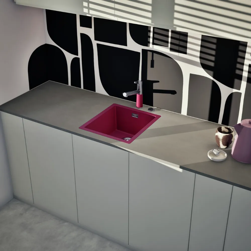 Obrázek Dřez KAIA N-100S Berry do roviny