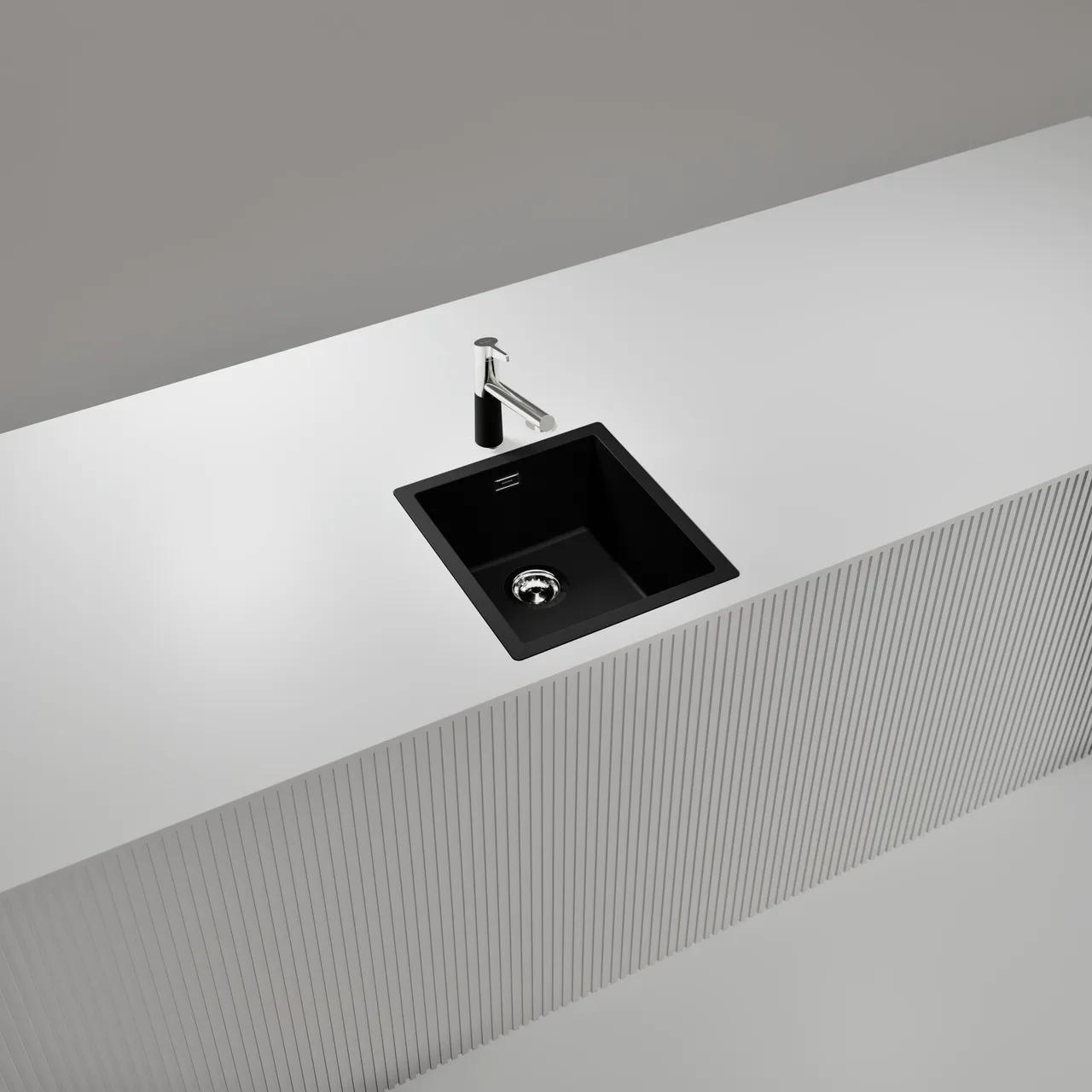 Obrázek Dřez KAIA N-100S Magma do roviny